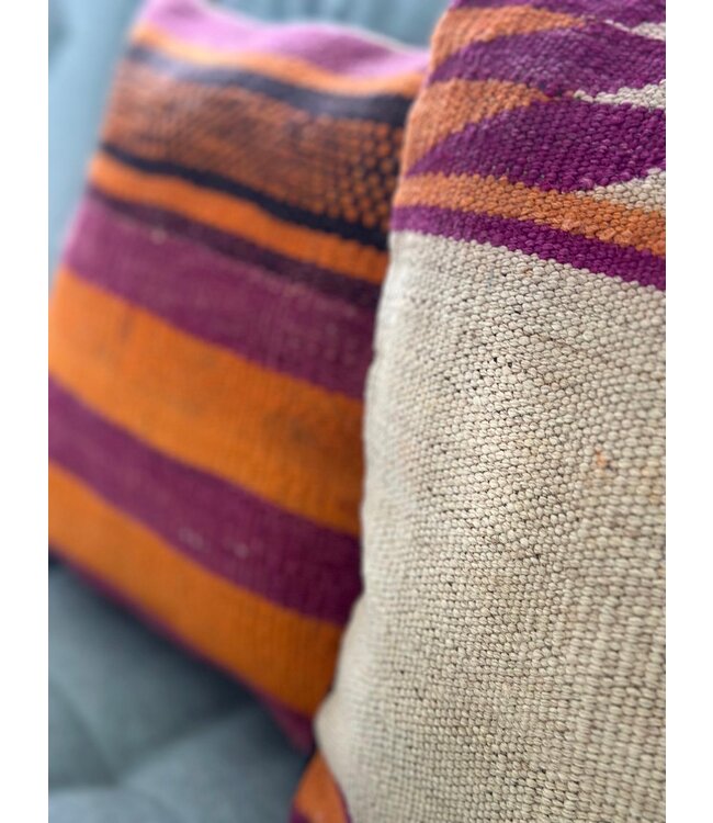 kilim cushion modern  ca 45x45 cm with filling