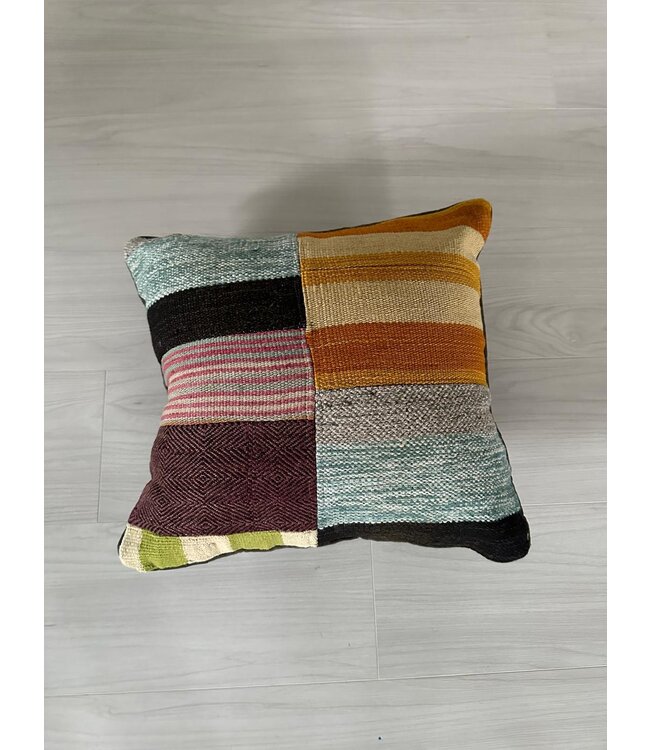 kelim kussens modern ca 45x45 cm met vulling