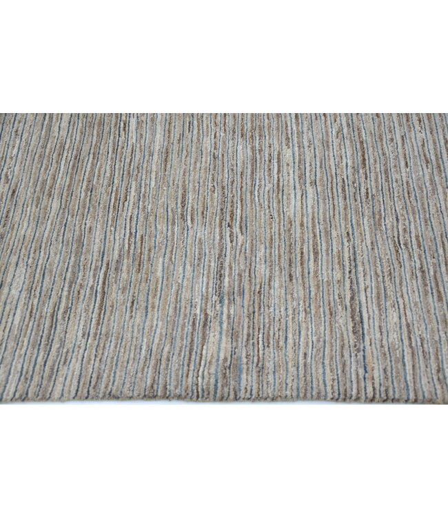 Brown Stripes Rug 238 x 164 cm