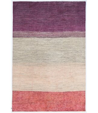 Kelimshop Teppich aus Samt und Creme, 247 x 163 cm Kelimshop Teppich aus Samt und Creme, 247 x 163 cm