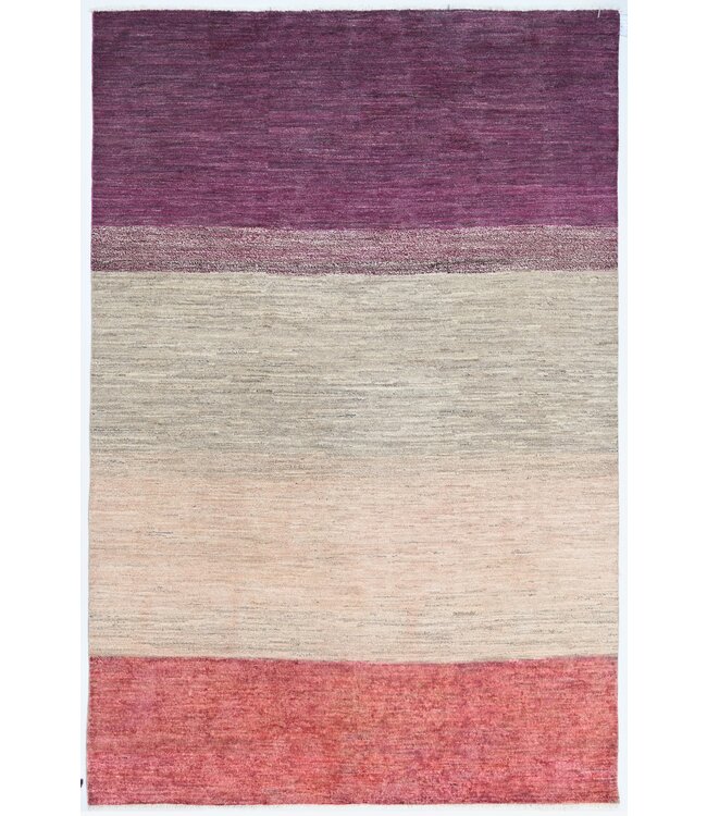 Vloerkleed van fluweel en crème 247 x 163 cm