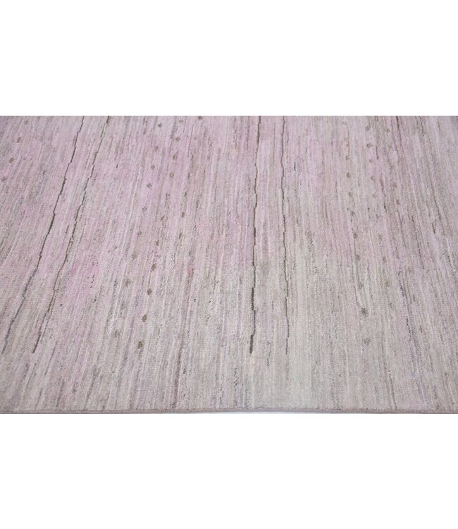 Roze gestippeld tapijt 244 x 161 cm