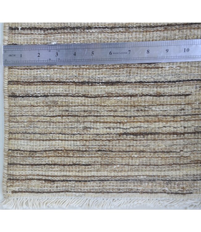 Brown Stripes Rug 245 x 161 cm