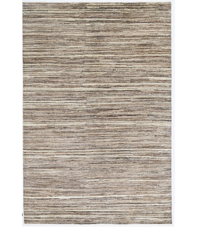 Brown Stripes Rug 241 x 160 cm