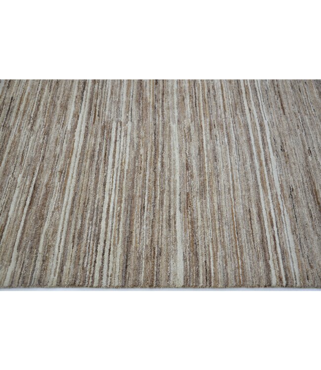 Brown Stripes Rug 241 x 160 cm