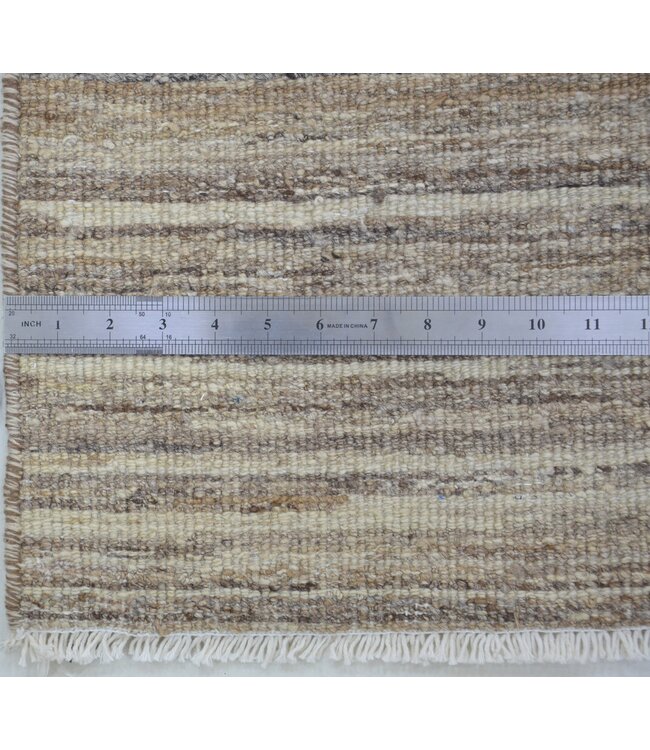 Brown Stripes Rug 241 x 160 cm