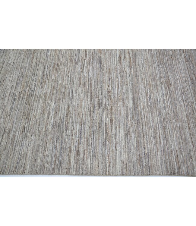 Teppich mit braunen Streifen,  237 x 159 cm