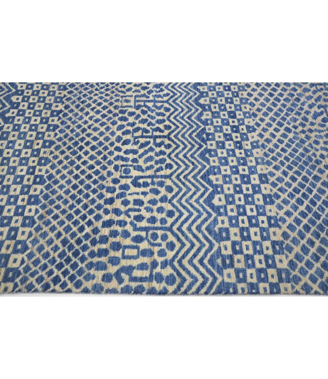 Oud Cerulean-tapijt 254 x 159 cm