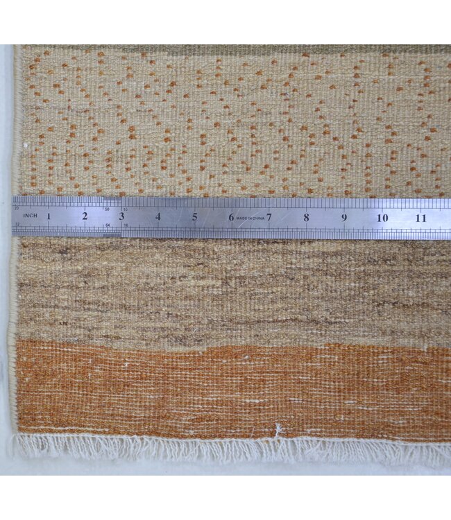 Houtgesneden vloerkleed 199 x 136 cm