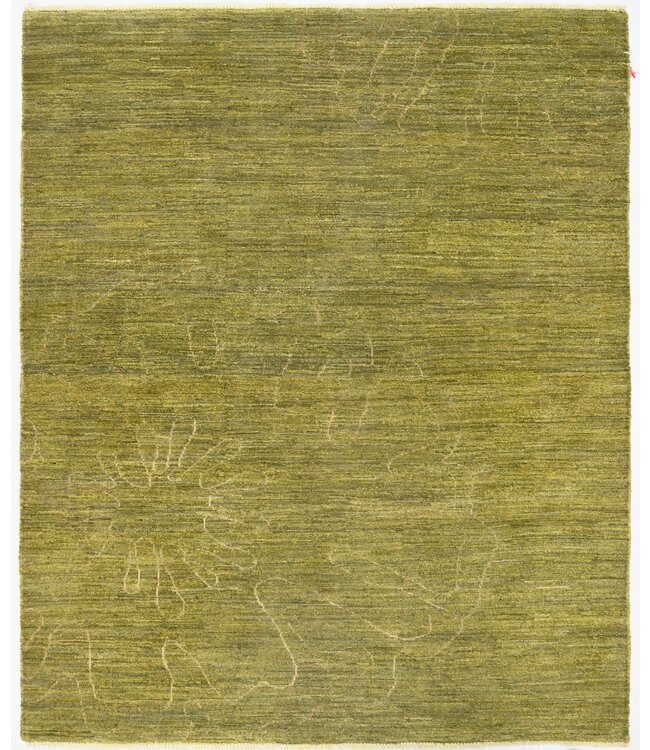 Gele bloementapijt 158 x 127 cm