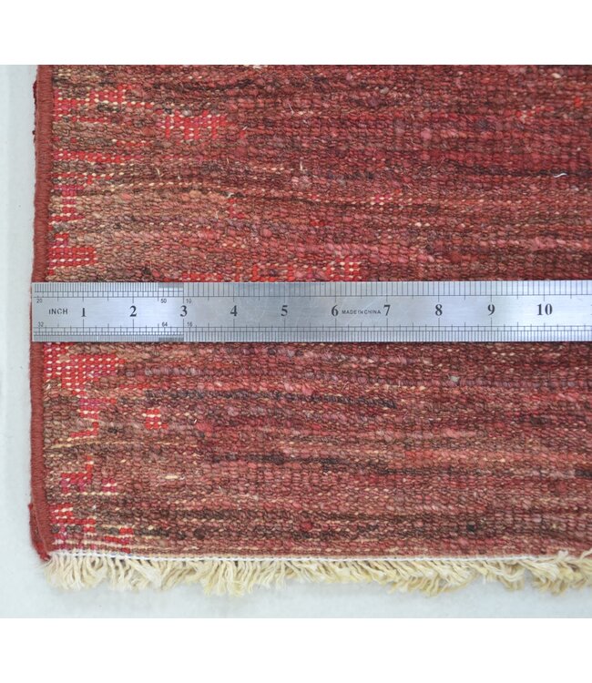 Moderner scharlachroter Teppich, 183 x 121 cm