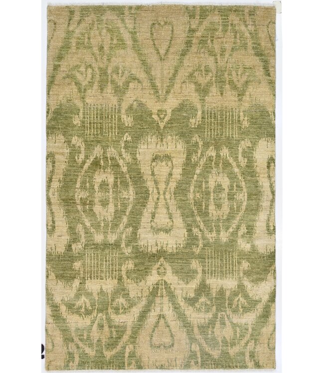 Damask Green Rug 186 x 120 cm