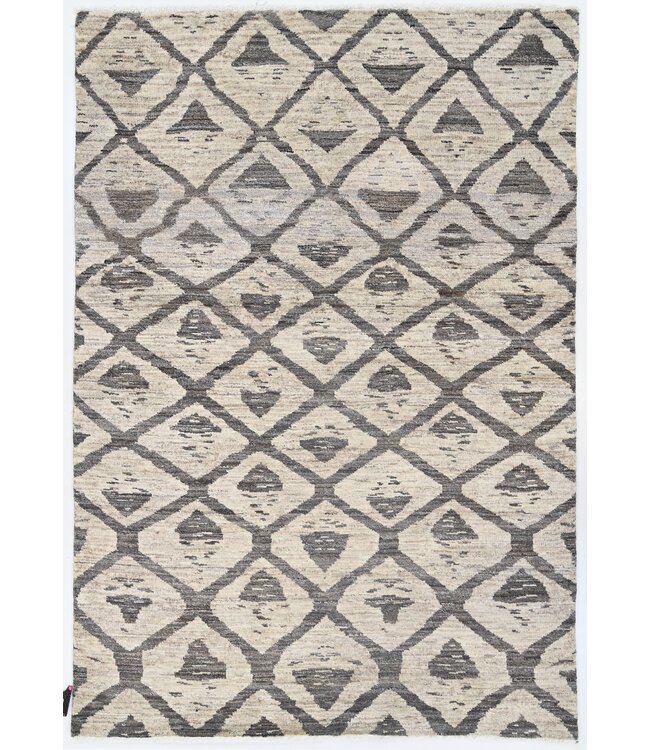 Abstract trapizoïde vloerkleed 181 x 188 cm