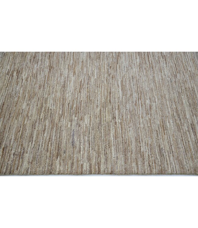 Natuurlijk bruin tapijt 309 x 80 cm