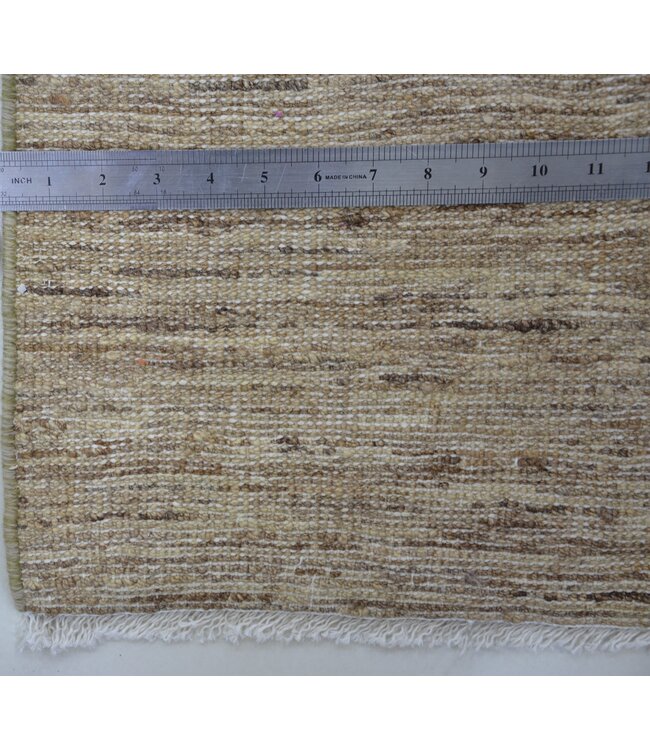 Natuurlijk bruin tapijt 309 x 80 cm