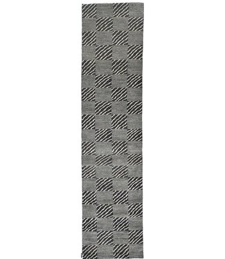 Kelimshop Shepperd Karo-Schachteppich, 367 x 079 cm