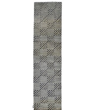 Kelimshop Shepperd Karo-Schachteppich, 367 x 079 cm Kelimshop Shepperd Karo-Schachteppich, 367 x 079 cm