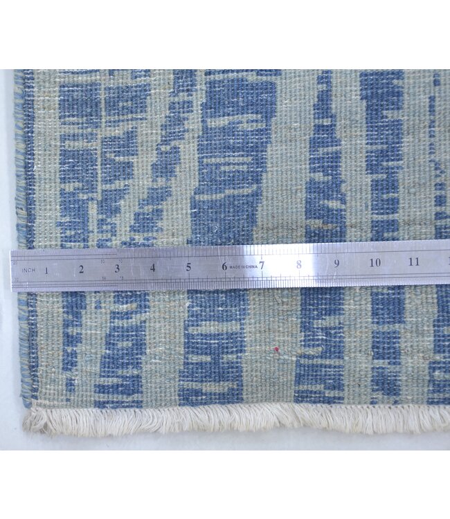 Blauer Tigerteppich 309 x 076 cm