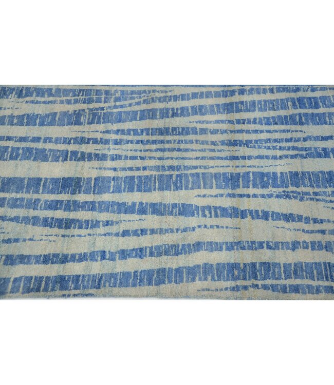 Blauer Tigerteppich 309 x 076 cm