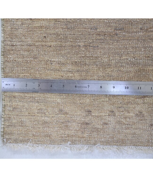 Creme gestippeld vloerkleed 170 x 075 cm