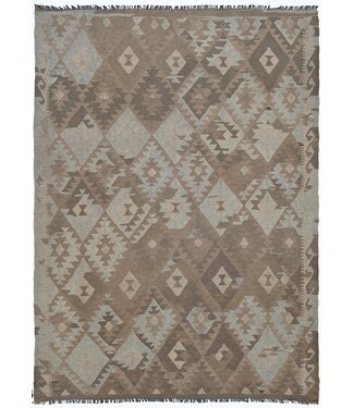 Kelimshop 289 x 204 cm Handgemaakt Oosters Kelim Wol Vloerkleed Kelimshop 289 x 204 cm Handgemaakt Oosters Kelim Wol Vloerkleed