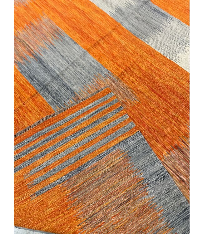 358 x 253 cm Handmade Afghan modern Kilim Area Rug Wool Rug