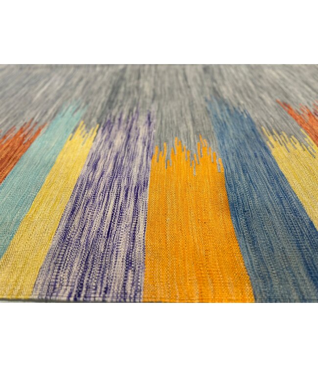 347 x 245 cm Handmade Afghan modern Kilim Area Rug Wool