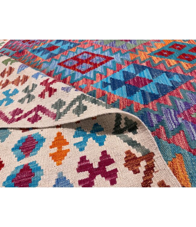347 x 250 cm  Handmade Afghan  traditional  Kilim Area Rug Wool