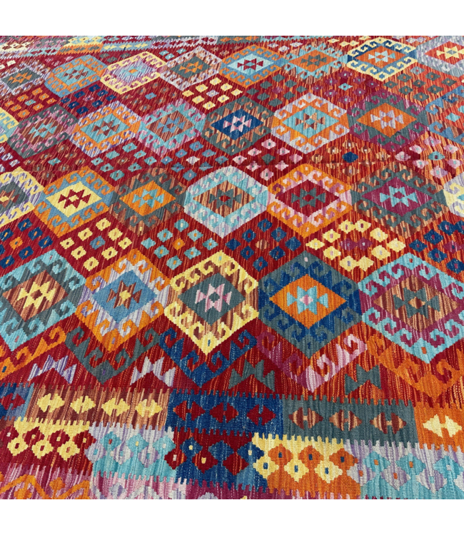 344 x 251 cm   Handmade Afghan  traditional  Kilim Area Rug Wool