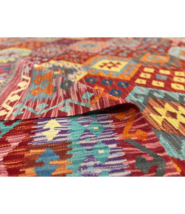 344 x 251 cm   Handmade Afghan  traditional  Kilim Area Rug Wool