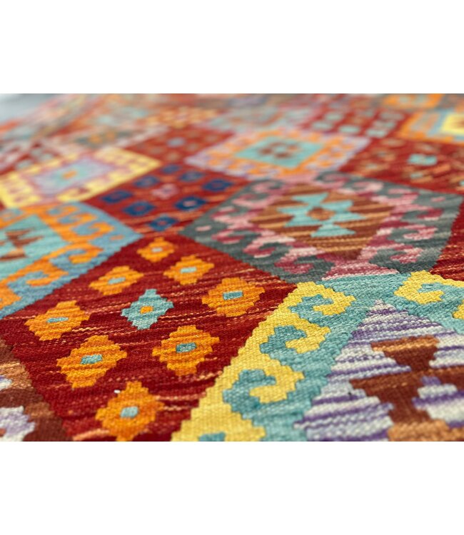 344 x 251 cm   Handmade Afghan  traditional  Kilim Area Rug Wool