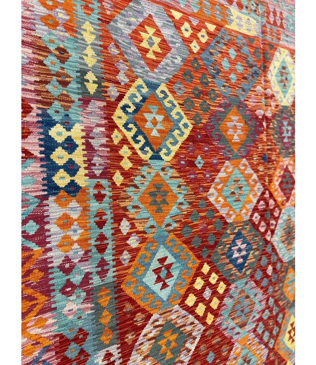 344 x 251 cm   Handmade Afghan  traditional  Kilim Area Rug Wool