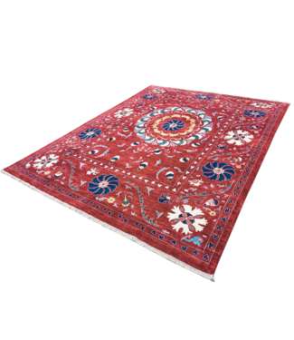 Kelimshop 318 x 264 cm Suzani Hand Knotted Kazak Rug