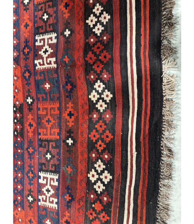 Hand Woven Afghan Wool Kilim Area Rug 381 x 299 cm