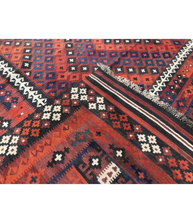 Handgewebte Orientalisch Wolle Kelim Teppich 381 x 299 cm