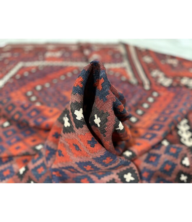 Handgewebte Orientalisch Wolle Kelim Teppich 381 x 299 cm