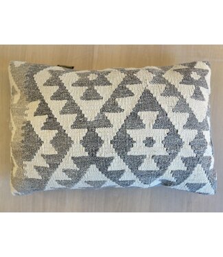 1x natural  kilim cushion cover traditional ca 60x40 cm with filling