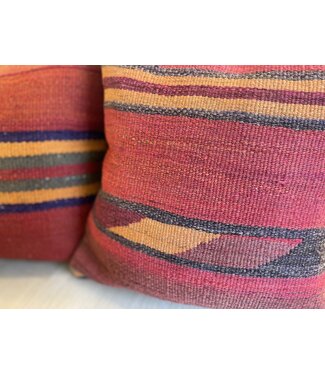 Kelimshop kilim cushion vintage  ca 45x45 cm with filling