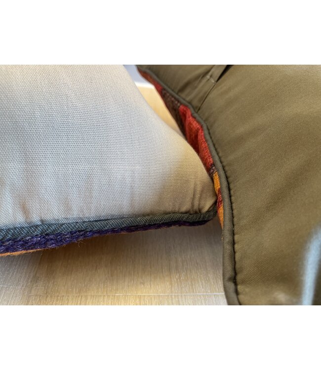 kilim cushion vintage  ca 45x45 cm with filling
