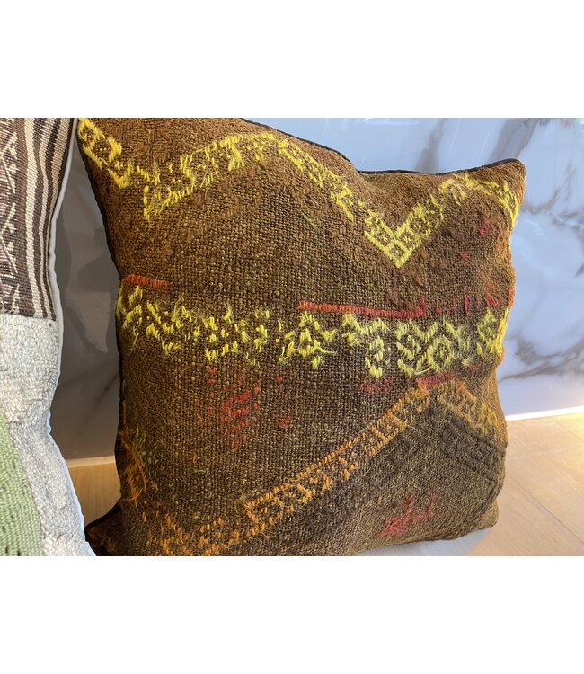kilim cushion vintage  ca 45x45 cm with filling