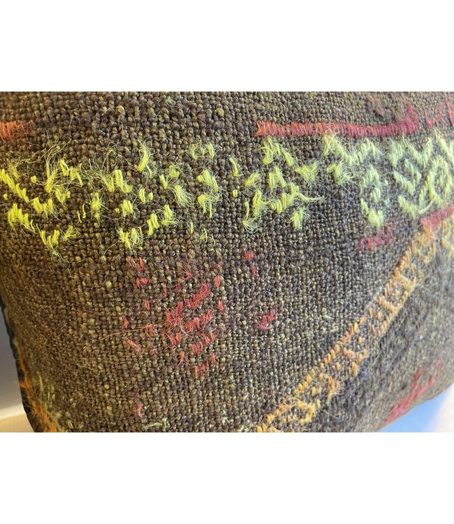 kelim kussens vintage ca 45x45 cm met vulling