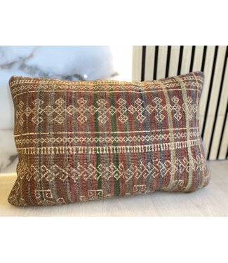 kilim cushion vintage  ca 60x40 cm with filling