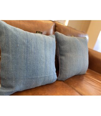 Kelimshop 2x kelim kussens modern ca 45x45 cm met vulling