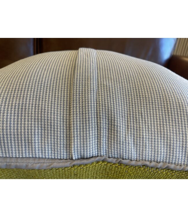 2x Moderner gelber Kissen Kelim-Kissenbezug, türkisches Kissen kilim 45x45 cm mit Füllung