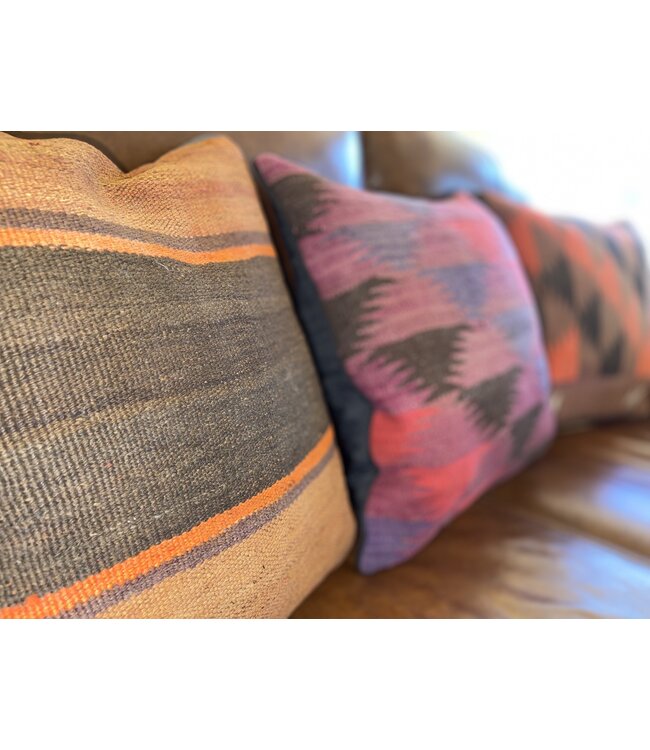 3x kelim kissens vintage kilim ca 45x45 cm mit Füllung
