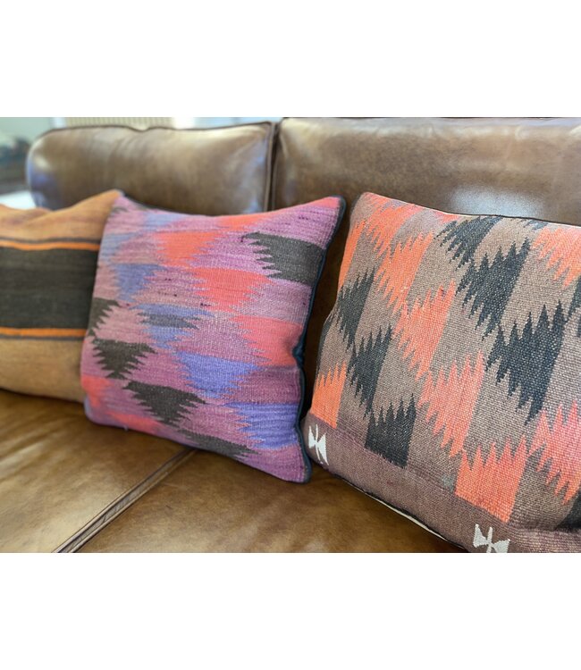 3x kilim cushion vintage kelim  ca 45x45 cm with filling