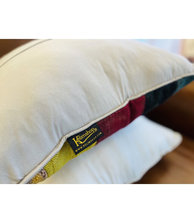 kilim cushion vintage wool unique cushions ca 45x45 cm with filling