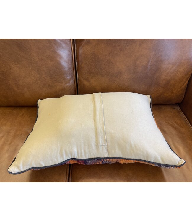 Kelim kussenhoes met vintage kelim ca 60x40 cm met vulling