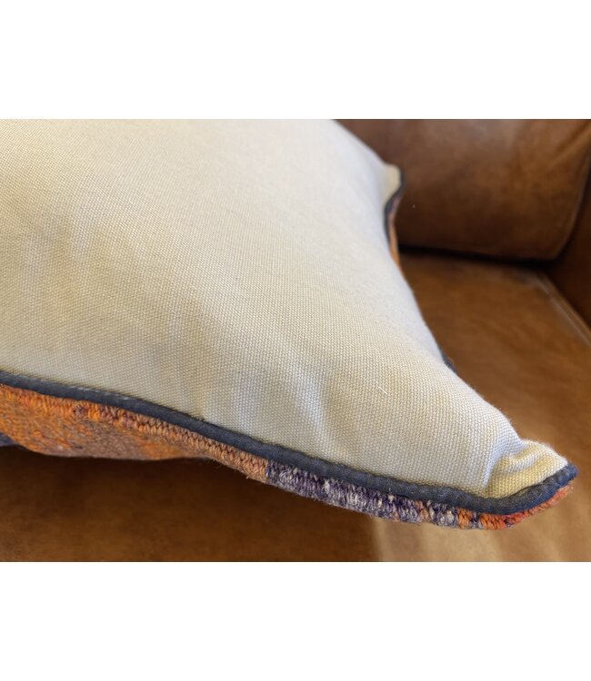 Kilim cushion cover with vintage kelim ca 60x40 cm with filling