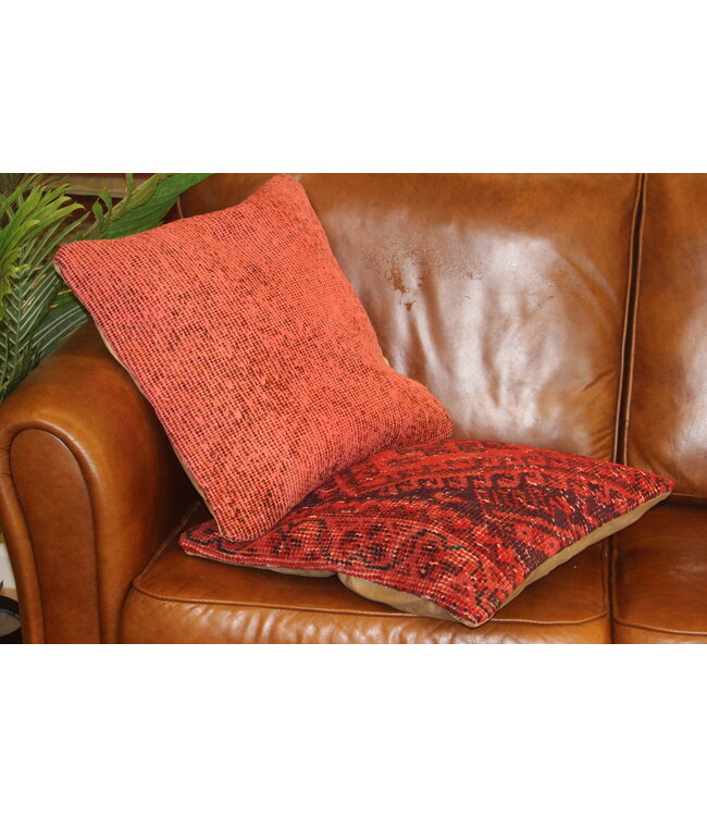 2x kelim kussen vintage wol unieke kussens ca 45x45 cm met vulling